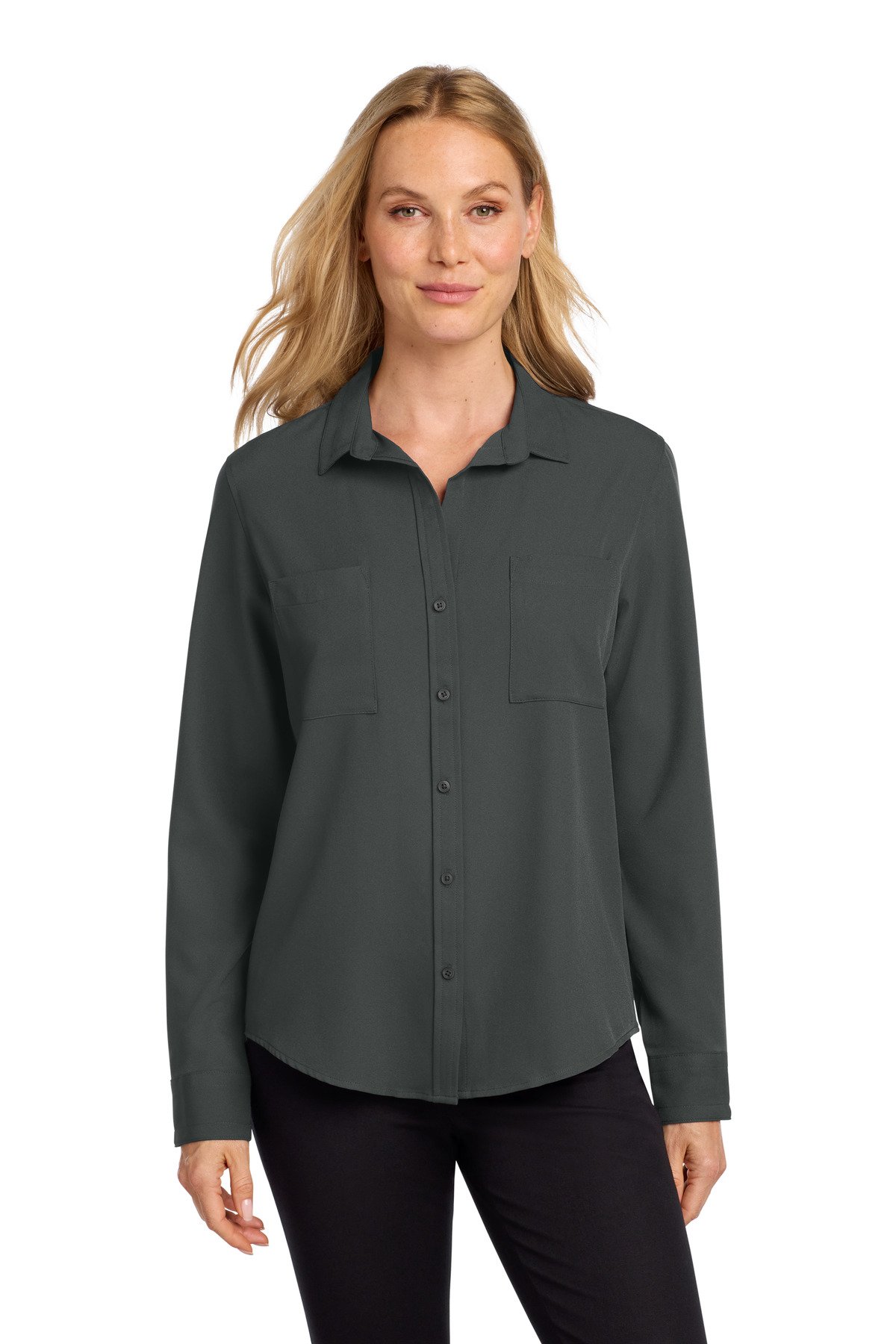 Mercer+Mettle ® Women's Stretch Crepe Long Sleeve Camp MM2013