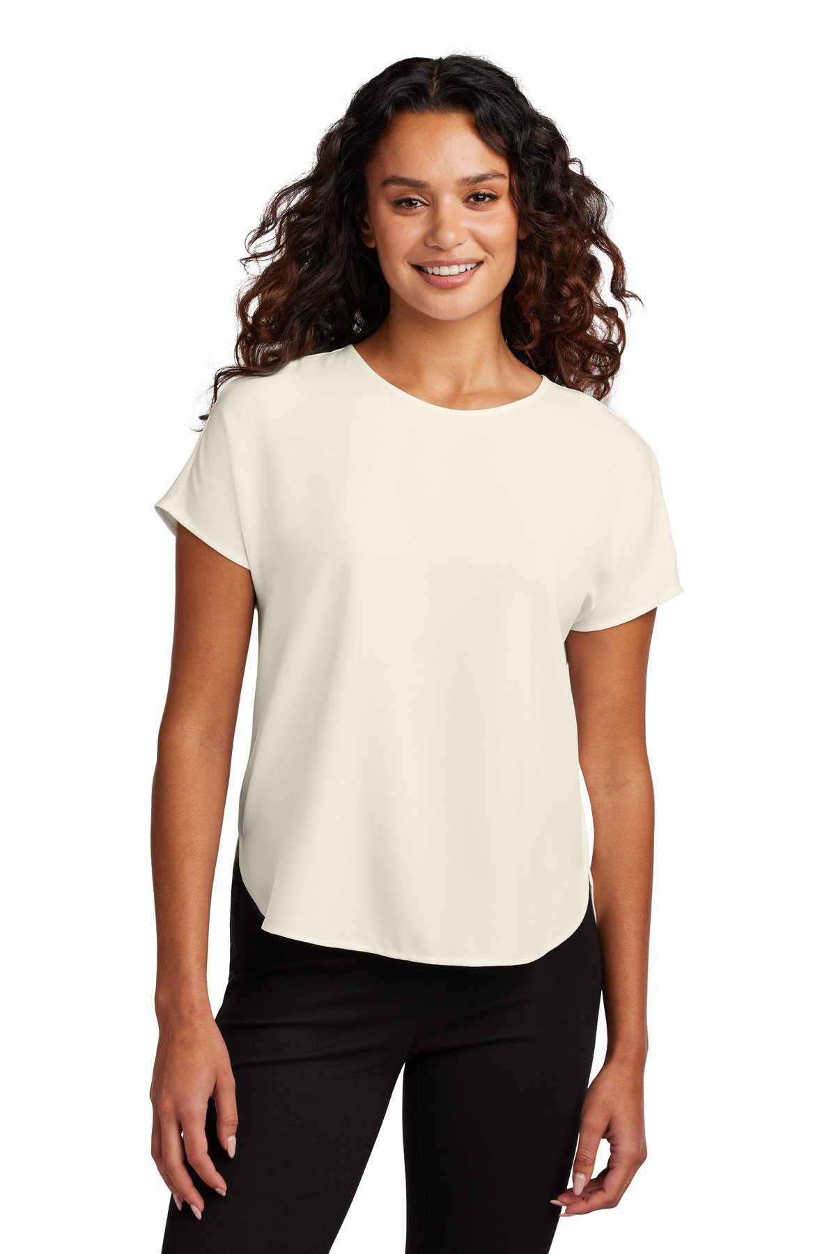Mercer+Mettle ® Women's Stretch Crepe Crew MM2015 - Image 3