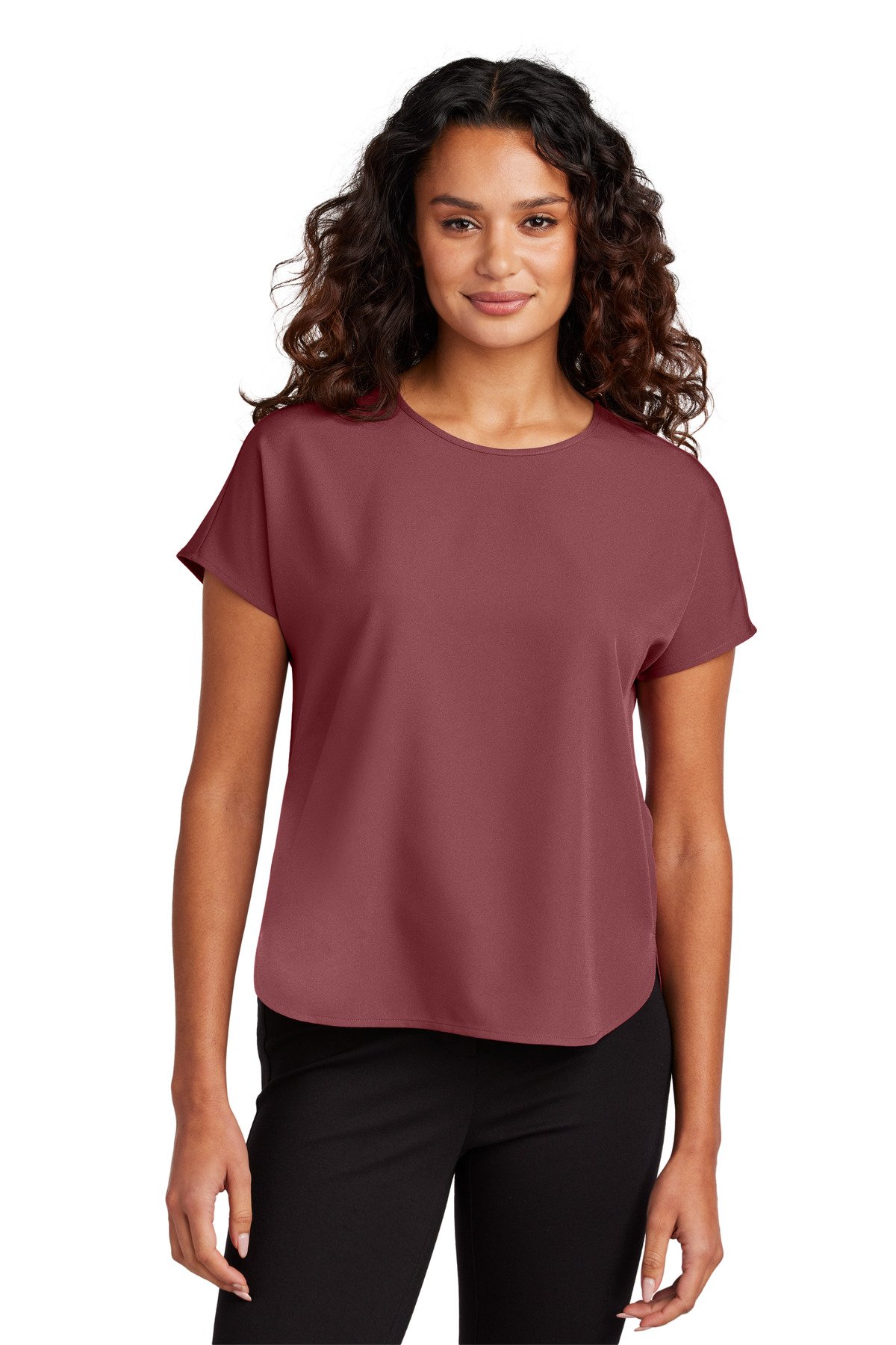 Mercer+Mettle ® Women's Stretch Crepe Crew MM2015 - Image 4
