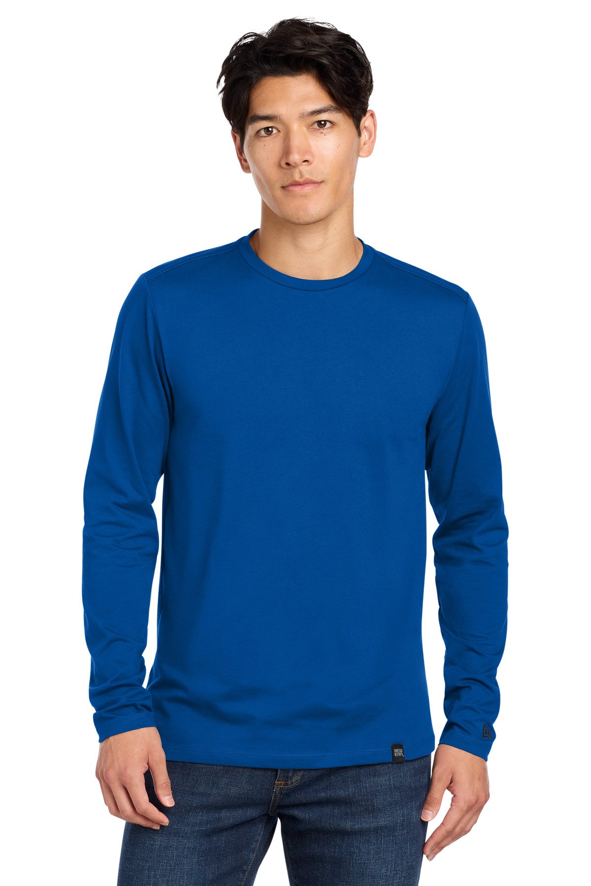 New Era ® Heritage Blend Long Sleeve Crew Tee. NEA102 - Image 6