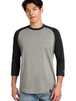 Alternative view of New Era  ®  Heritage Blend 3/4-Sleeve Baseball Raglan Tee. NEA104