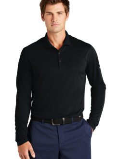 Alternative view of Nike Dri-FIT Micro Pique 2.0 Long Sleeve Polo NKDC2104