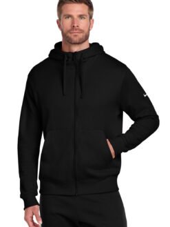 Alternative view of Nike Club Fleece Sleeve Swoosh Full-Zip Hoodie NKDR1513