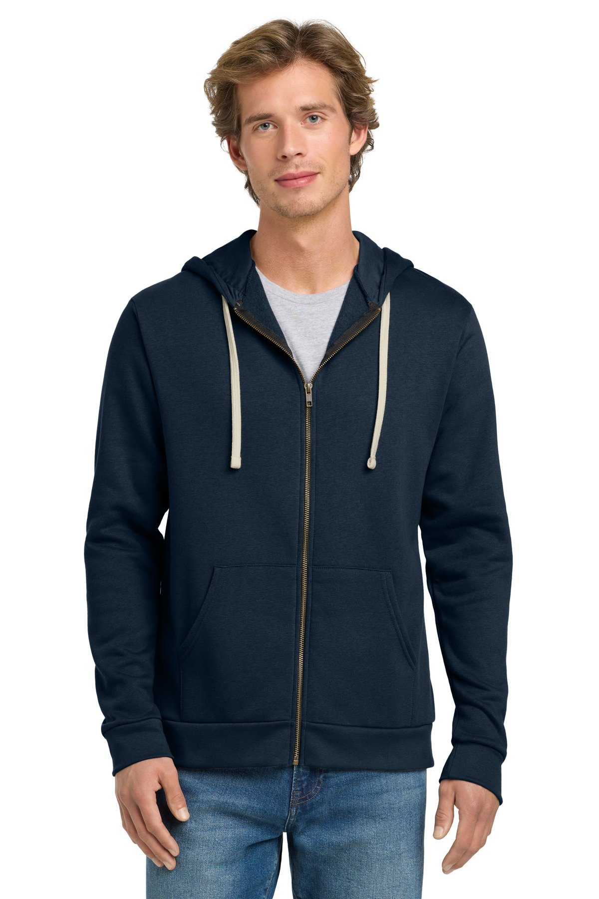 Next Level Apparel ® Adult Santa Barbara Zip Hoodie. NL9602 - Image 4