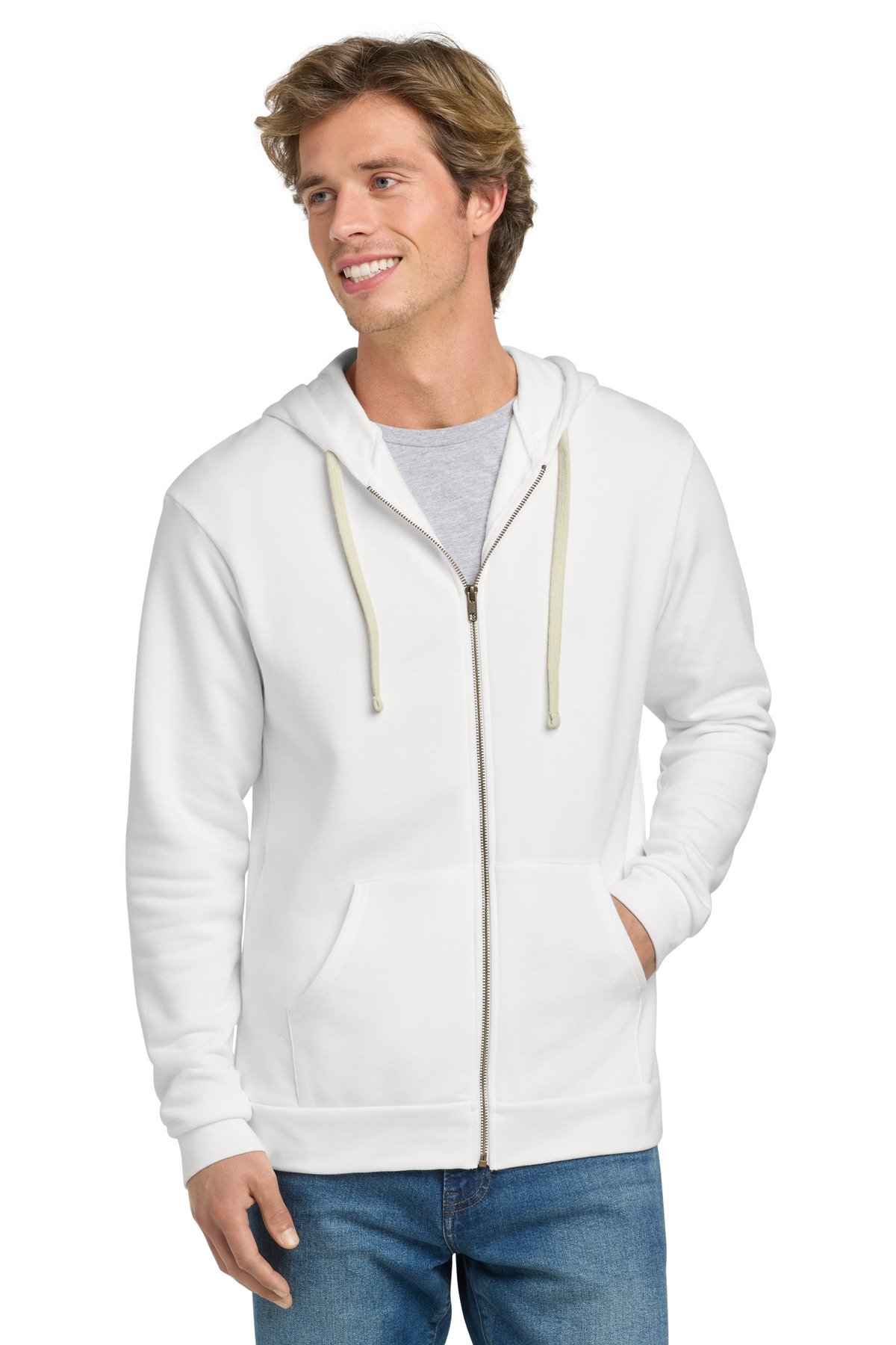 Next Level Apparel ® Adult Santa Barbara Zip Hoodie. NL9602 - Image 6