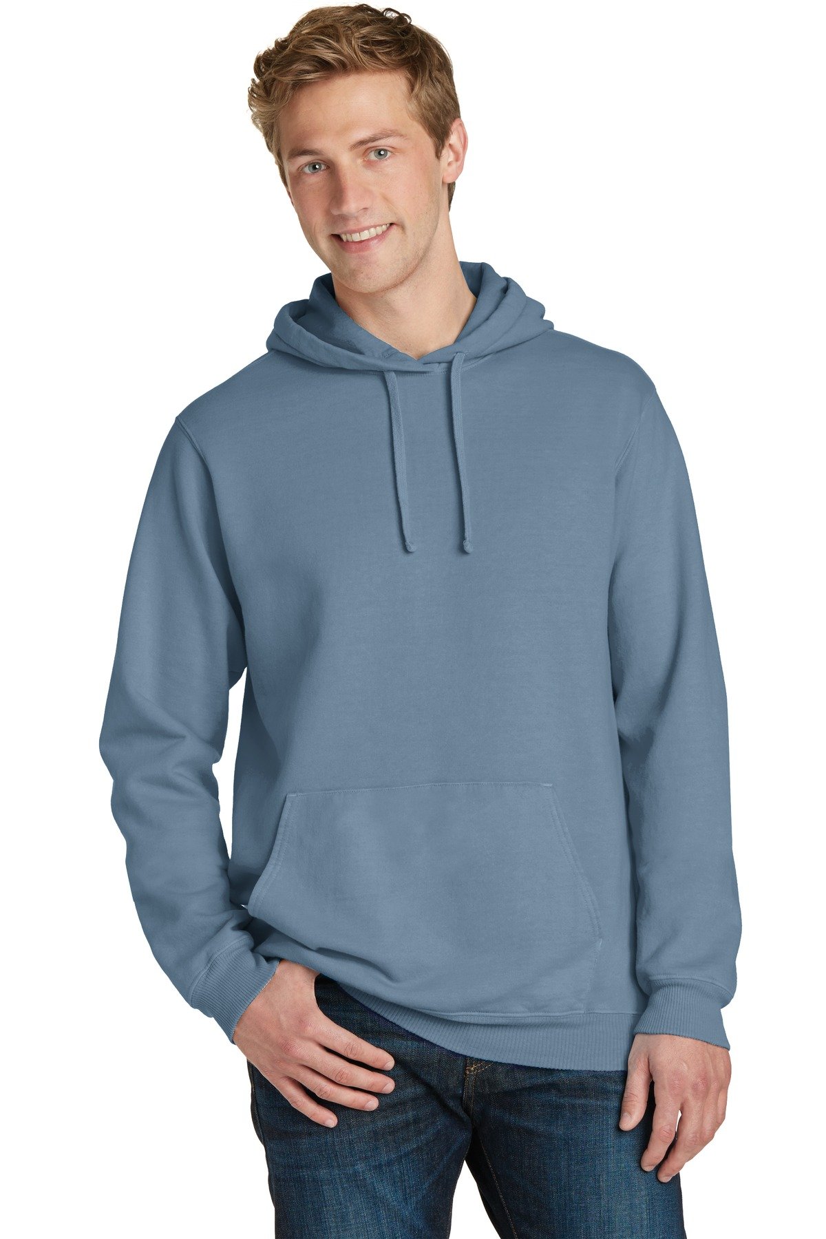 Port & Co Beach Wash ® Garment-Dyed Pullover Hooded Sweatshirt. PC098H - Image 4