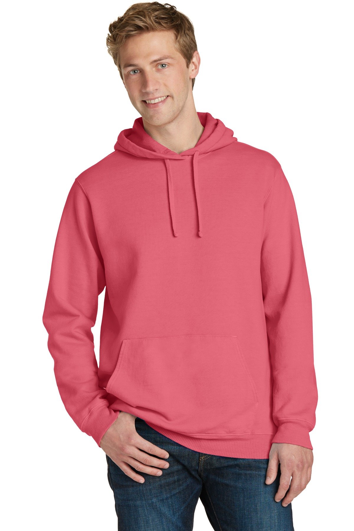 Port & Co Beach Wash ® Garment-Dyed Pullover Hooded Sweatshirt. PC098H - Image 9