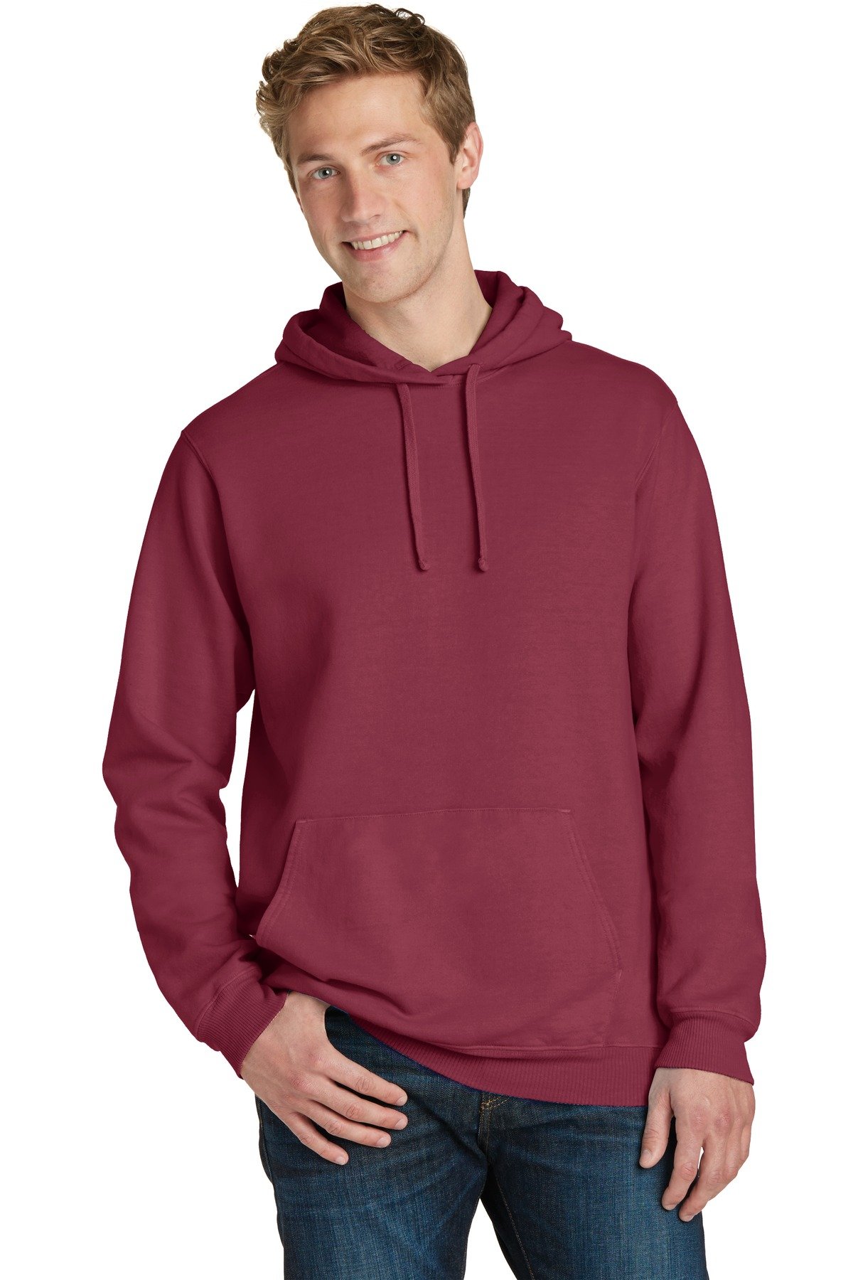 Port & Co Beach Wash ® Garment-Dyed Pullover Hooded Sweatshirt. PC098H - Image 5