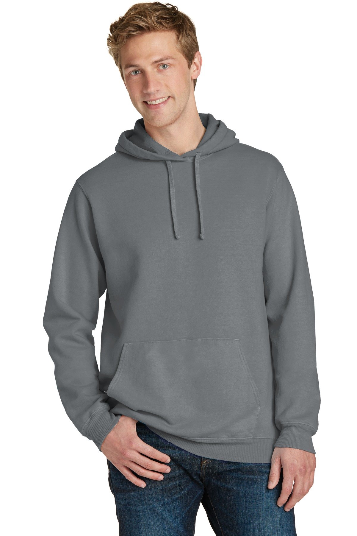 Port & Co Beach Wash ® Garment-Dyed Pullover Hooded Sweatshirt. PC098H - Image 7