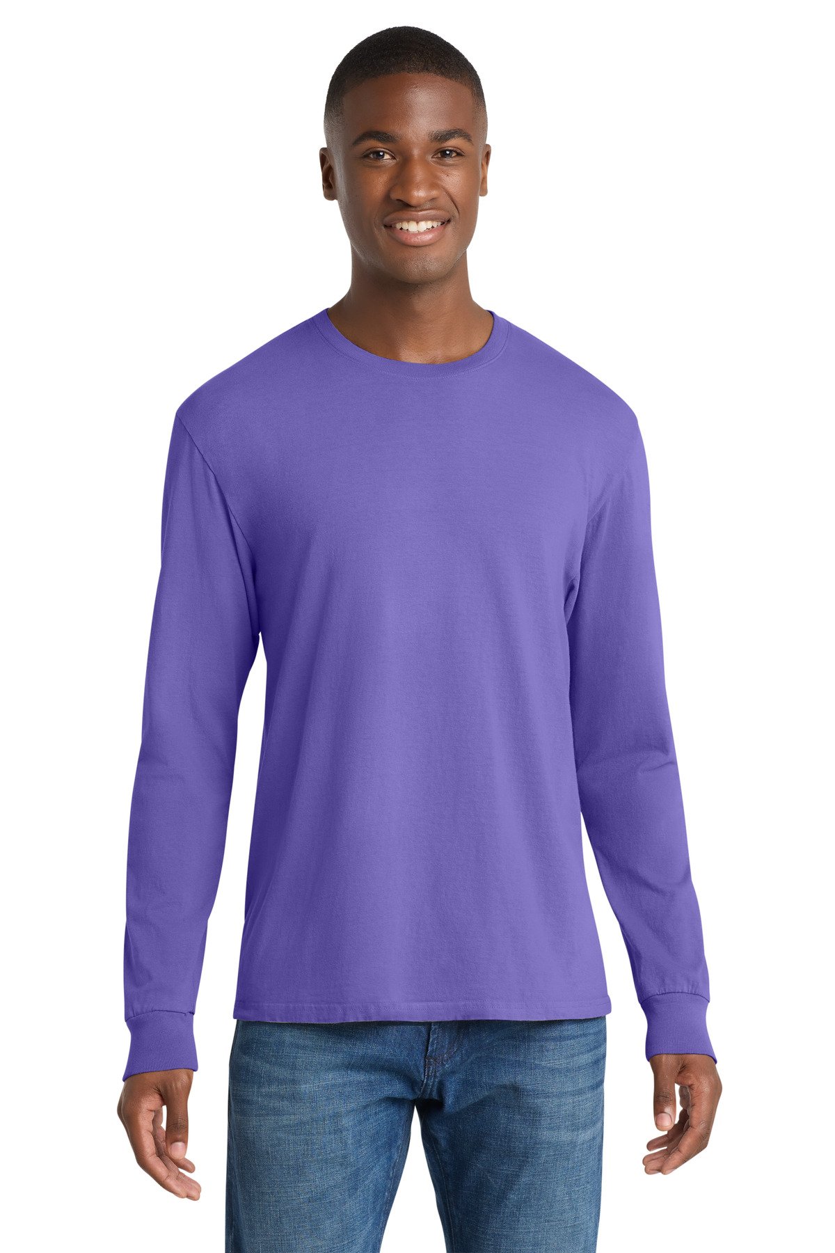 Port & Co Beach Wash ® Garment-Dyed Long Sleeve Tee PC099LS - Image 2