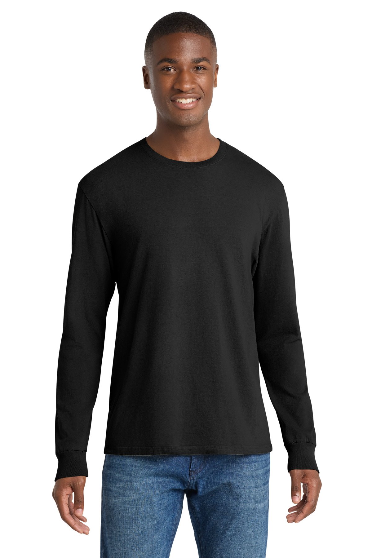 Port & Co Beach Wash ® Garment-Dyed Long Sleeve Tee PC099LS - Image 3