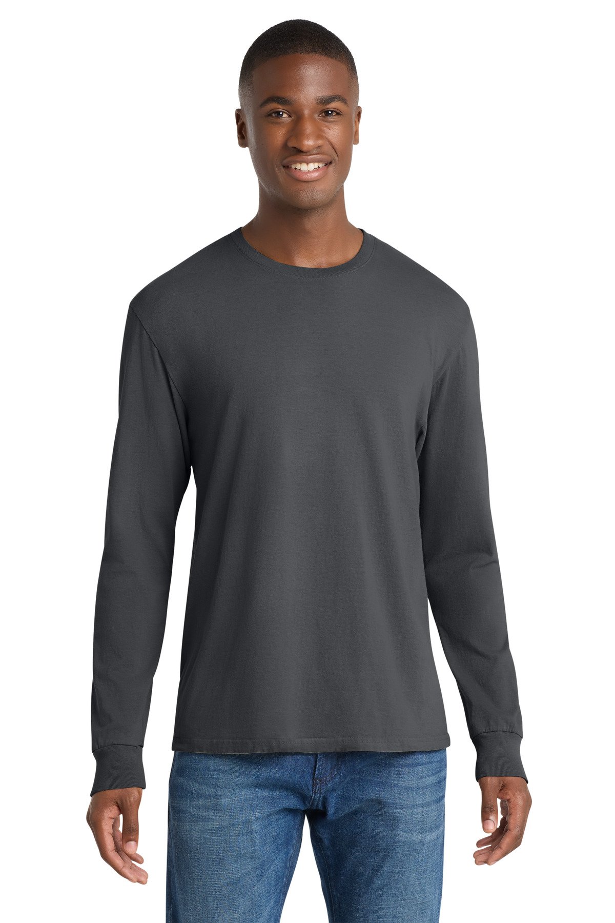 Port & Co Beach Wash ® Garment-Dyed Long Sleeve Tee PC099LS - Image 5