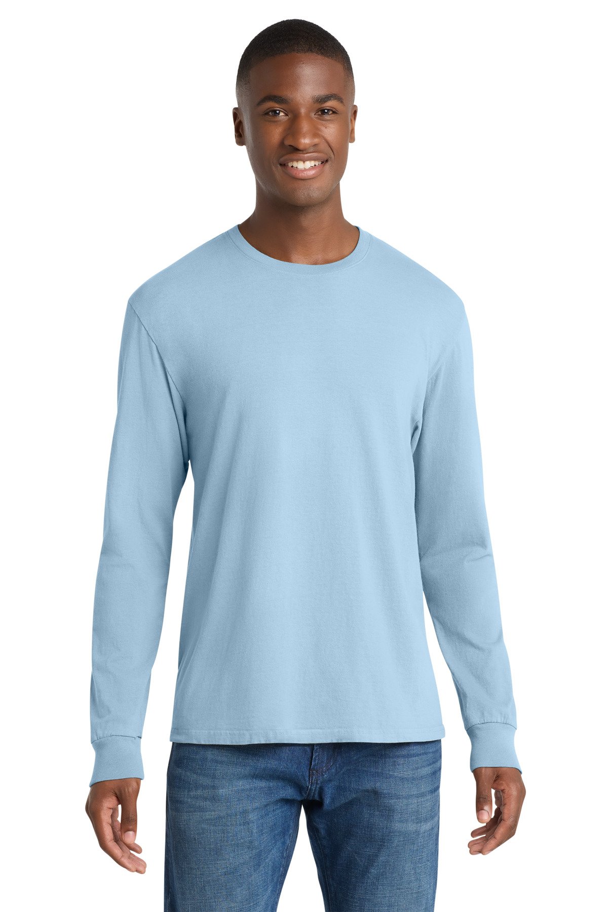 Port & Co Beach Wash ® Garment-Dyed Long Sleeve Tee PC099LS - Image 9