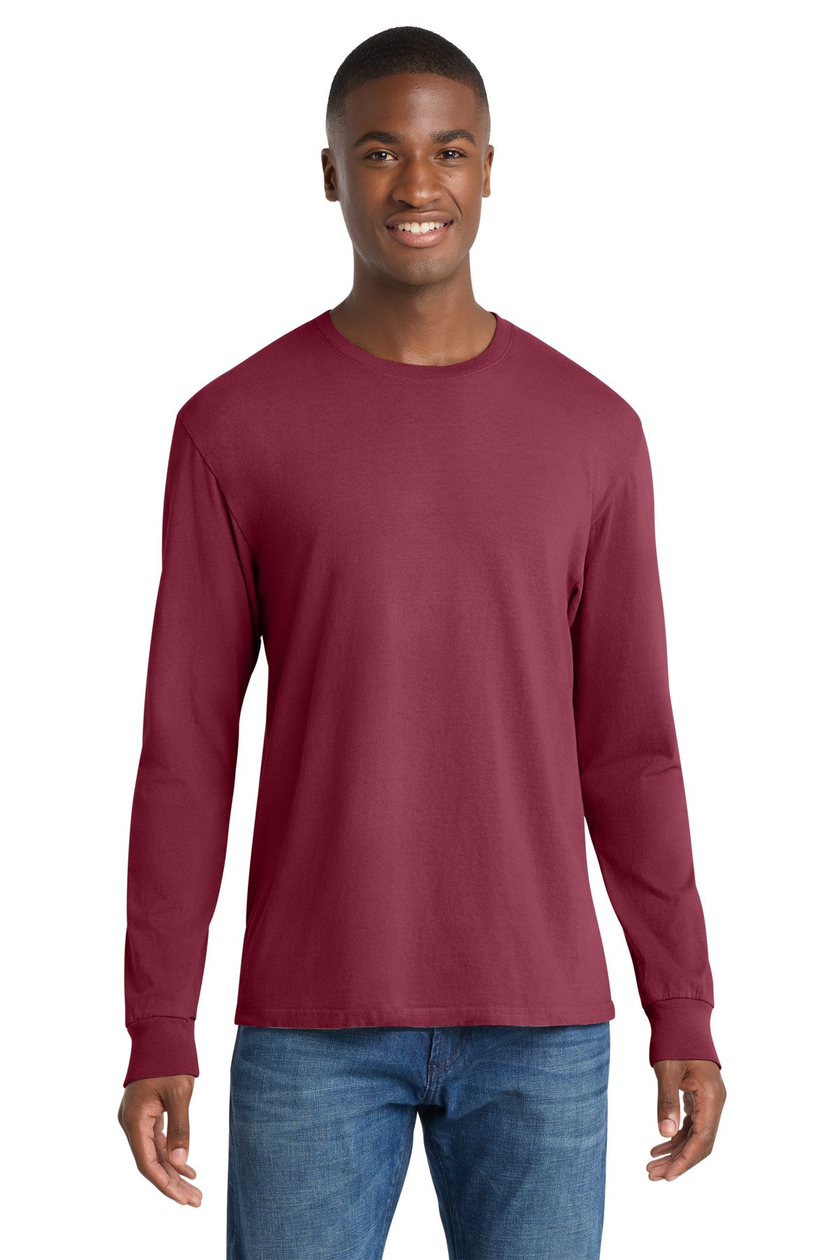 Port & Co Beach Wash ® Garment-Dyed Long Sleeve Tee PC099LS - Image 10