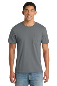 Alternative view of Port & Co   Beach Wash ®  Garment-Dyed Pocket Tee.  PC099P