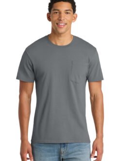 Alternative view of Port & Co ™  Beach Wash ®  Garment-Dyed Pocket Tee.  PC099P
