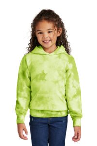 Port & Co   Youth Crystal Tie-Dye Pullover Hoodie PC144Y