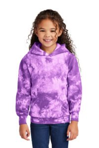 Alternative view of Port & Co   Youth Crystal Tie-Dye Pullover Hoodie PC144Y