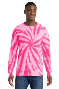 Alternative view of Port & Co   Tie-Dye Long Sleeve Tee.  PC147LS