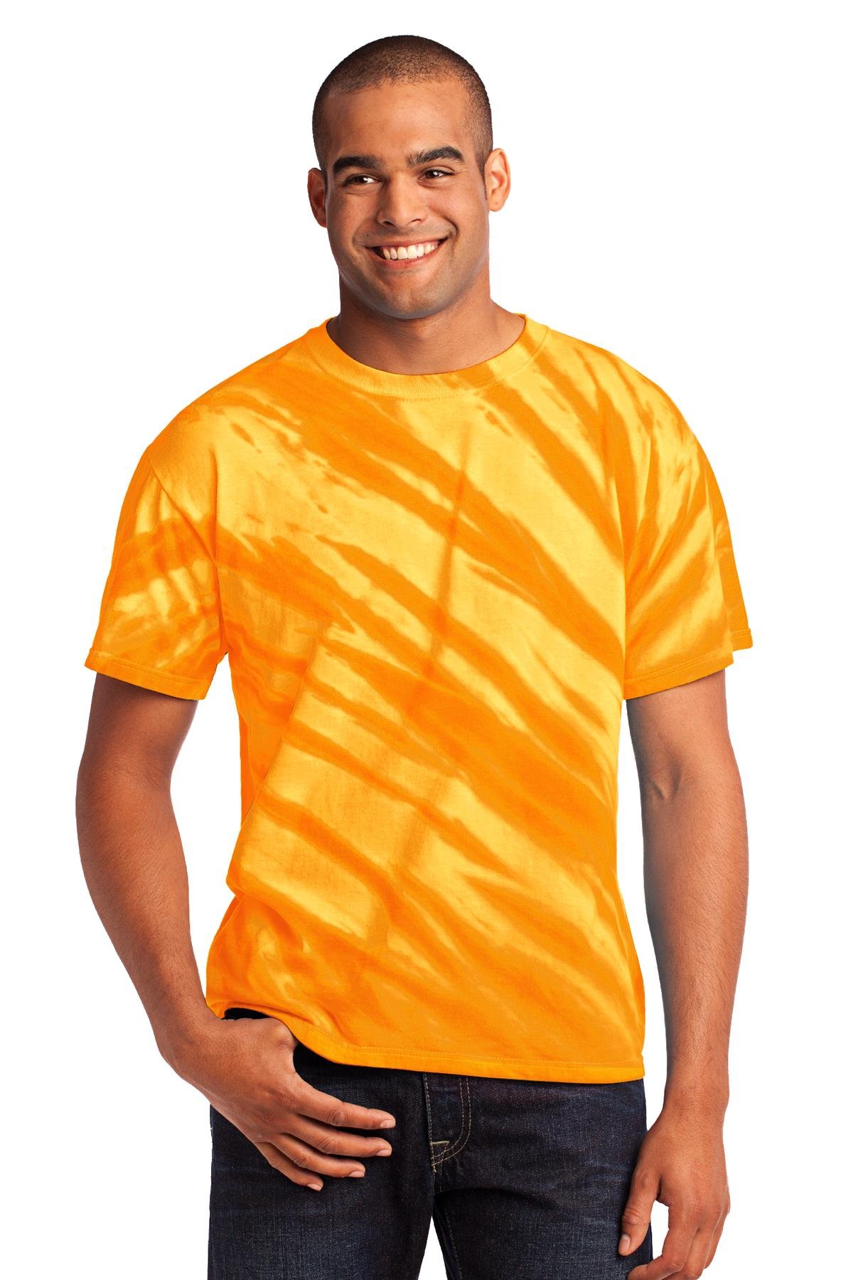 Port & Co Tiger Stripe Tie-Dye Tee. PC148 - Image 2