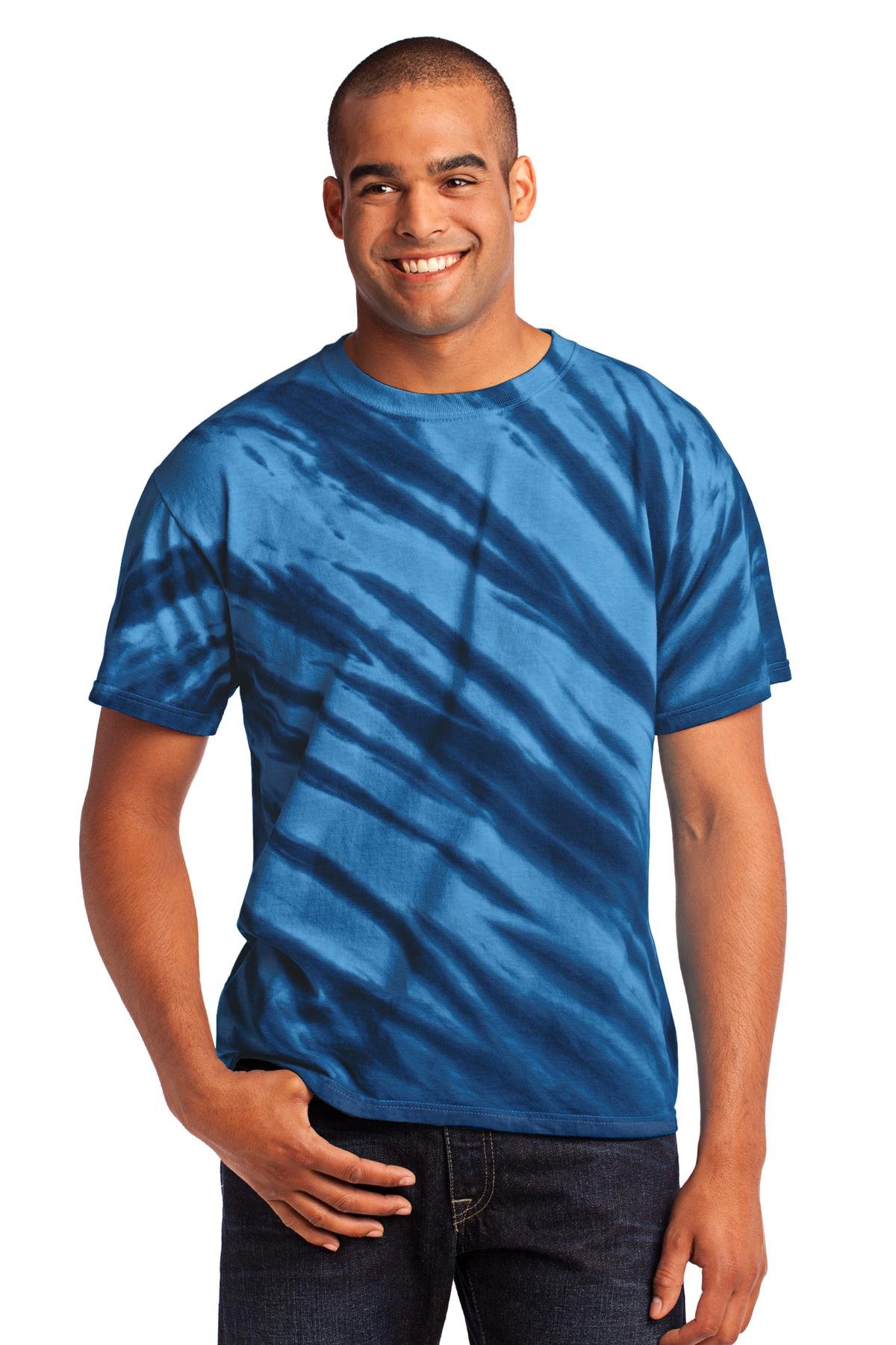 Port & Co Tiger Stripe Tie-Dye Tee. PC148 - Image 3