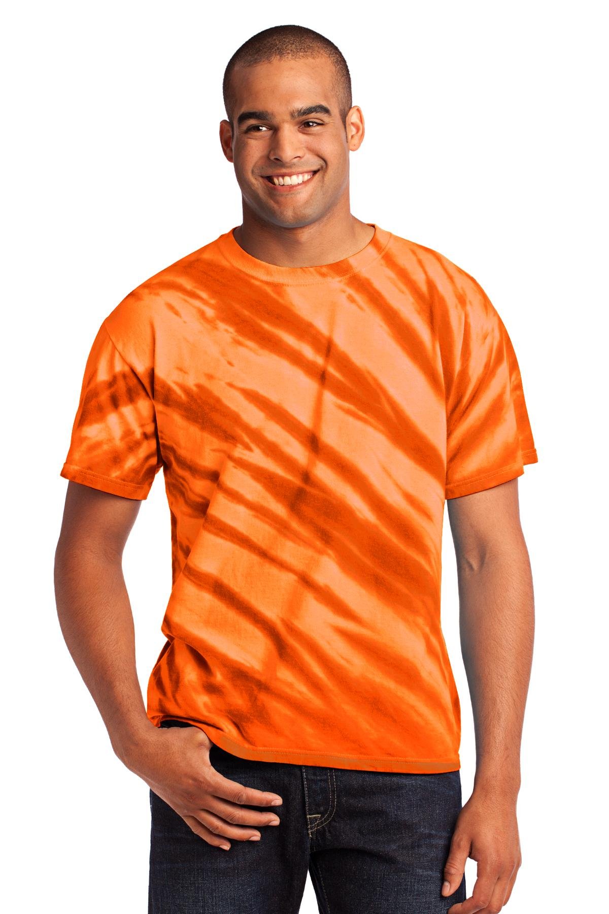 Port & Co Tiger Stripe Tie-Dye Tee. PC148 - Image 4