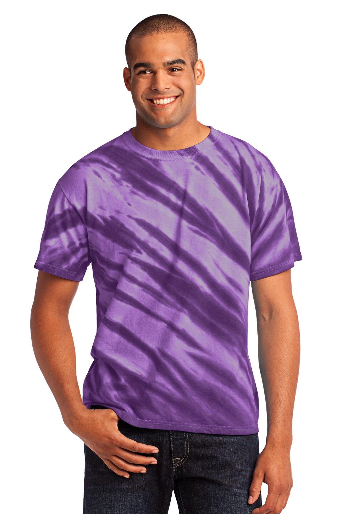 Port & Co Tiger Stripe Tie-Dye Tee. PC148 - Image 6