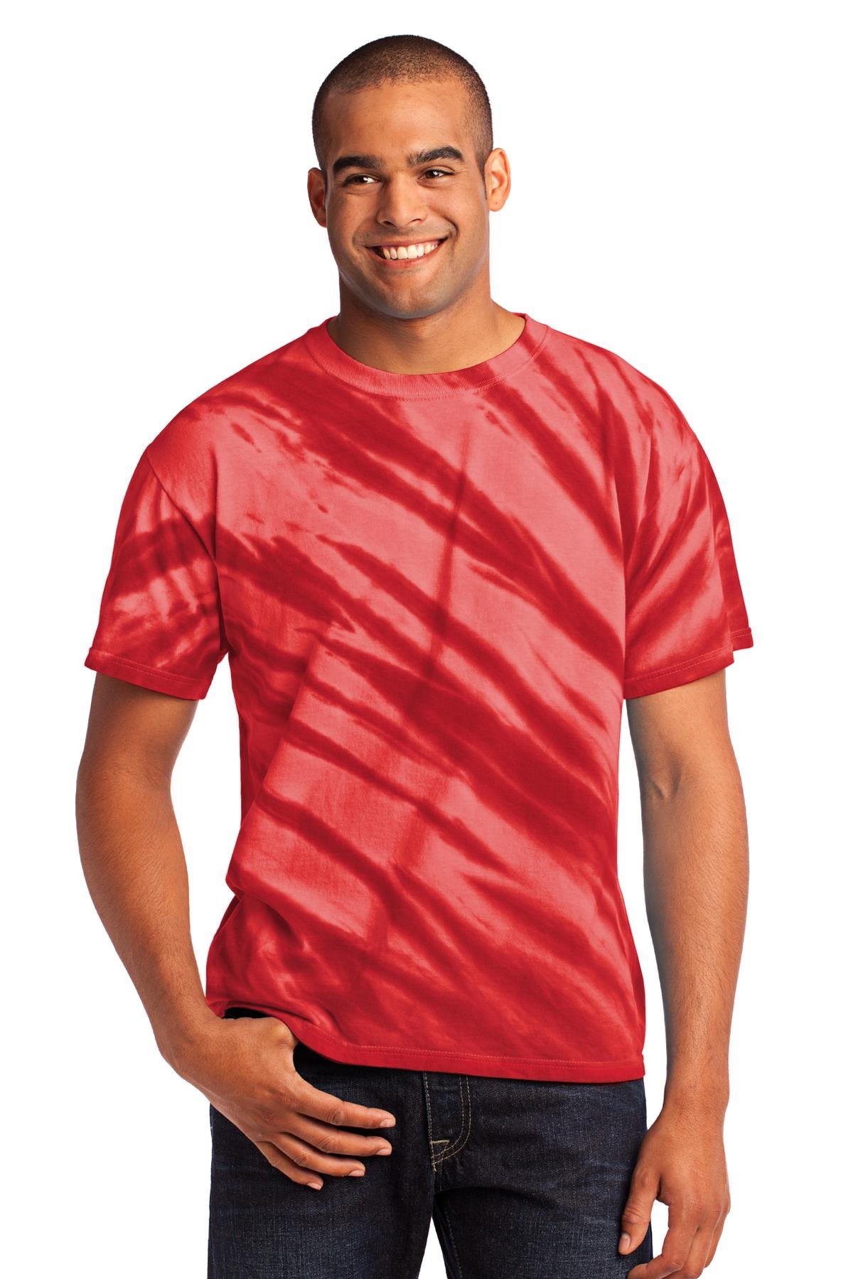 Port & Co Tiger Stripe Tie-Dye Tee. PC148 - Image 7