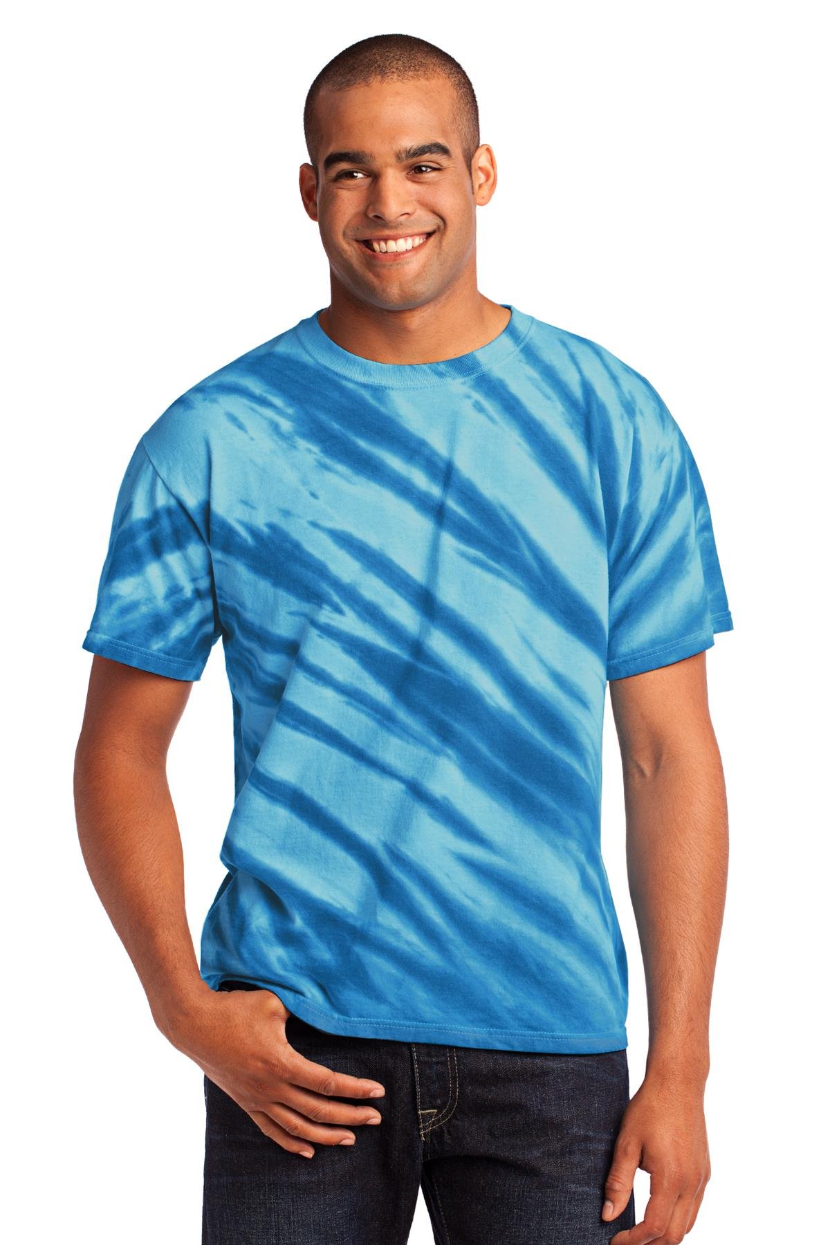 Port & Co Tiger Stripe Tie-Dye Tee. PC148 - Image 8