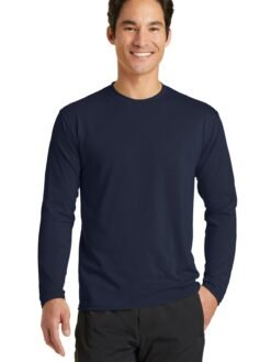 Alternative view of Port & Co   Long Sleeve Performance Blend Tee. PC381LS