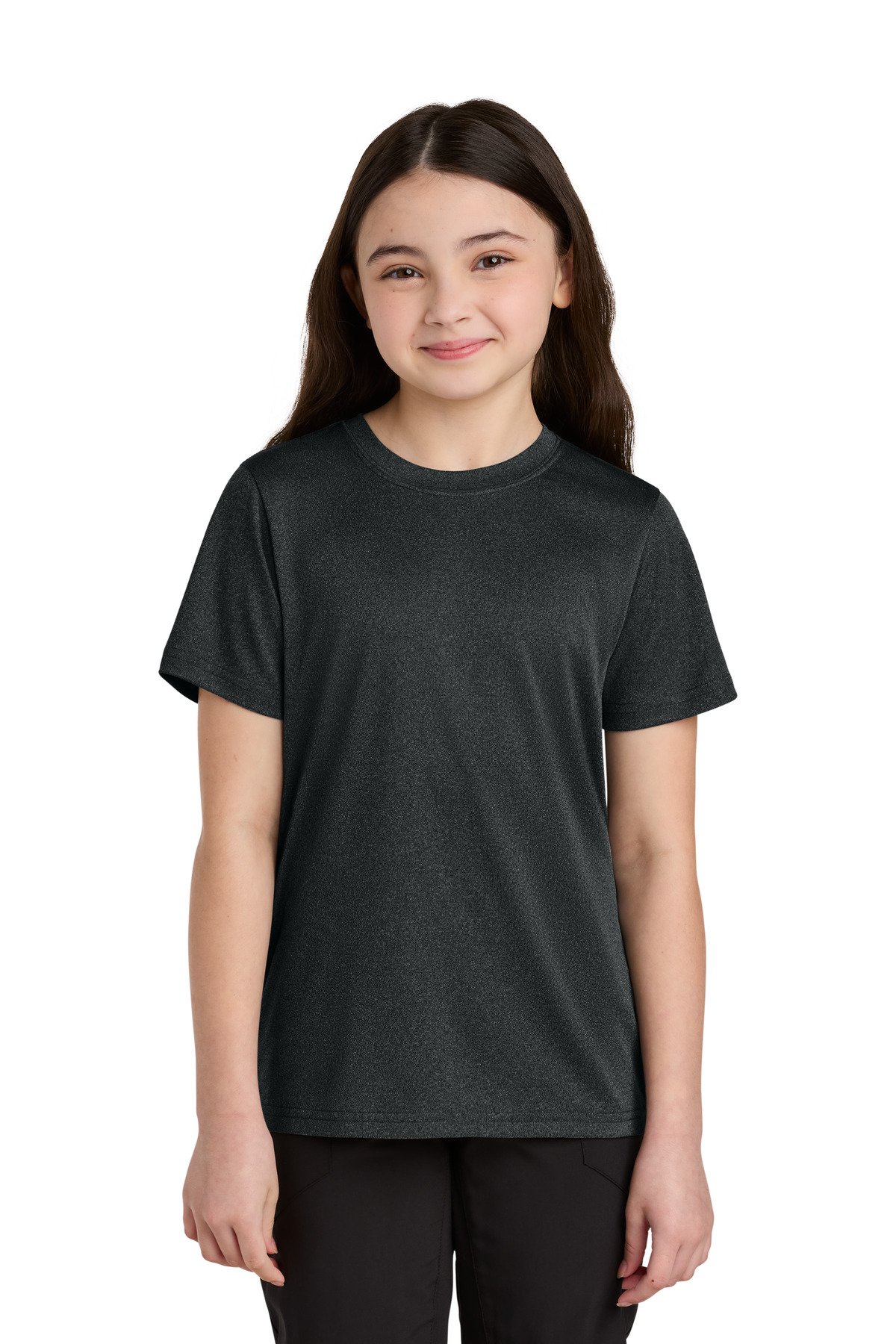 Port & Co Youth Heather Performance Tee PC390Y - Image 5