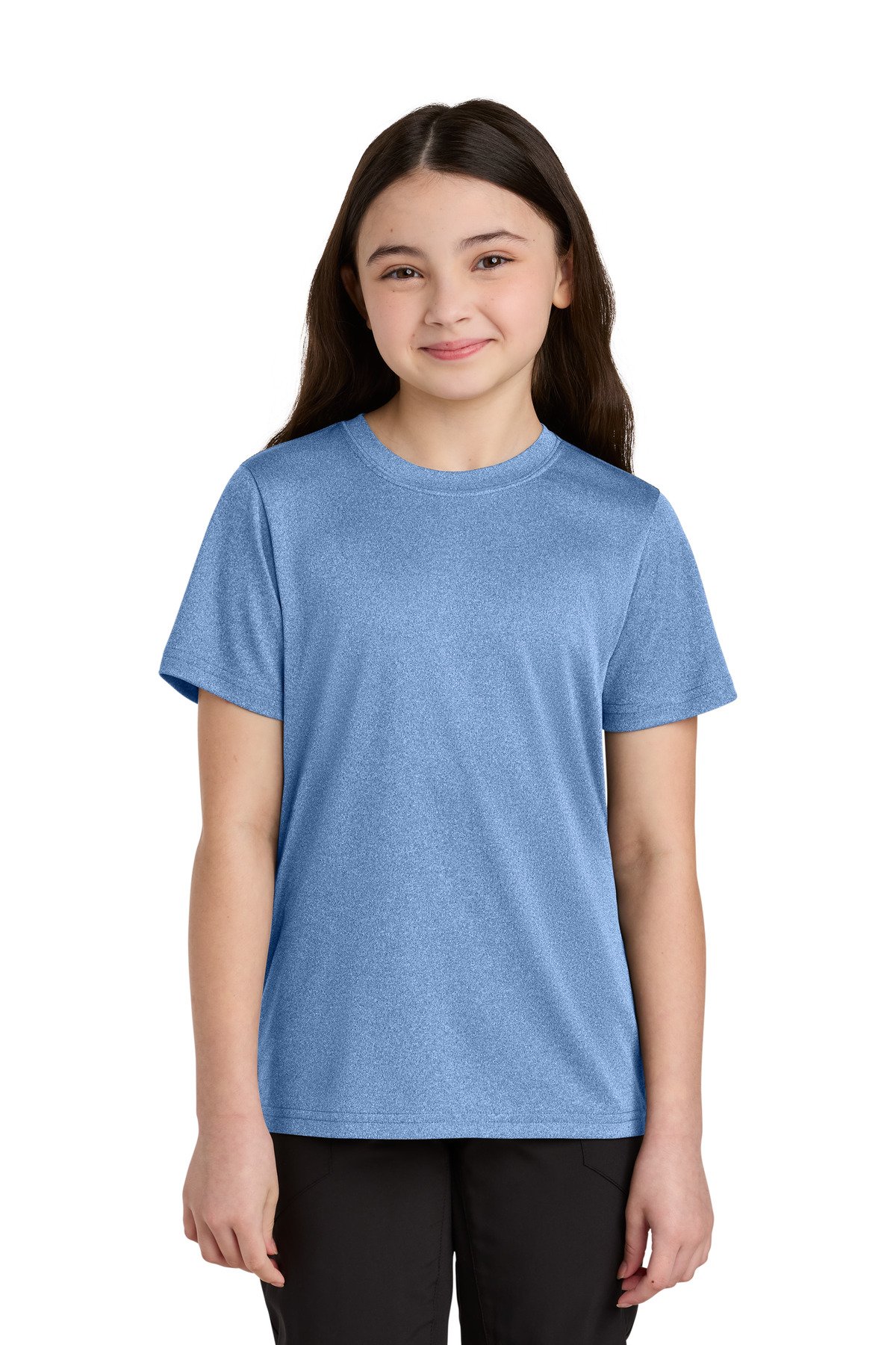 Port & Co Youth Heather Performance Tee PC390Y - Image 6