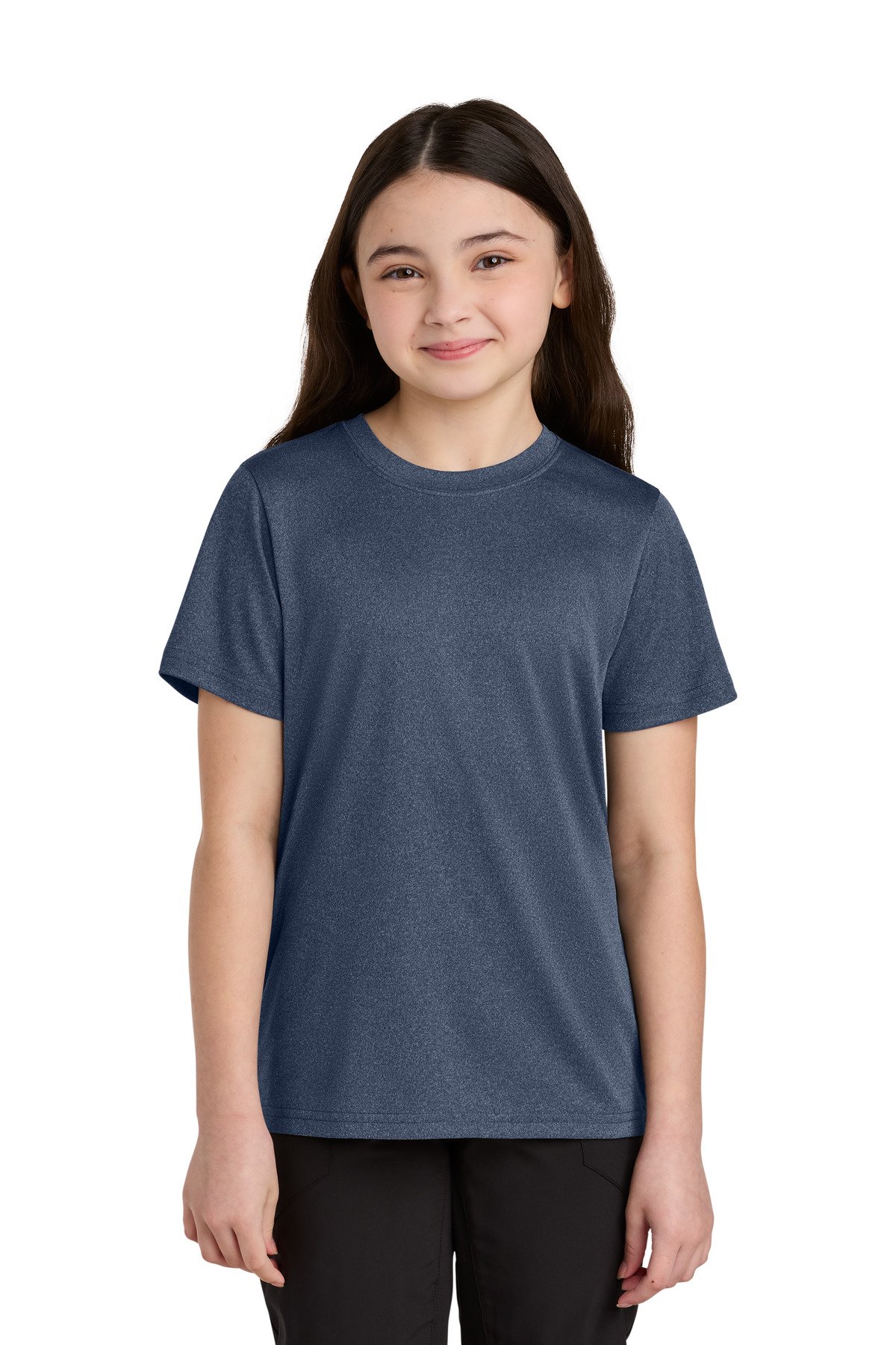 Port & Co Youth Heather Performance Tee PC390Y - Image 2