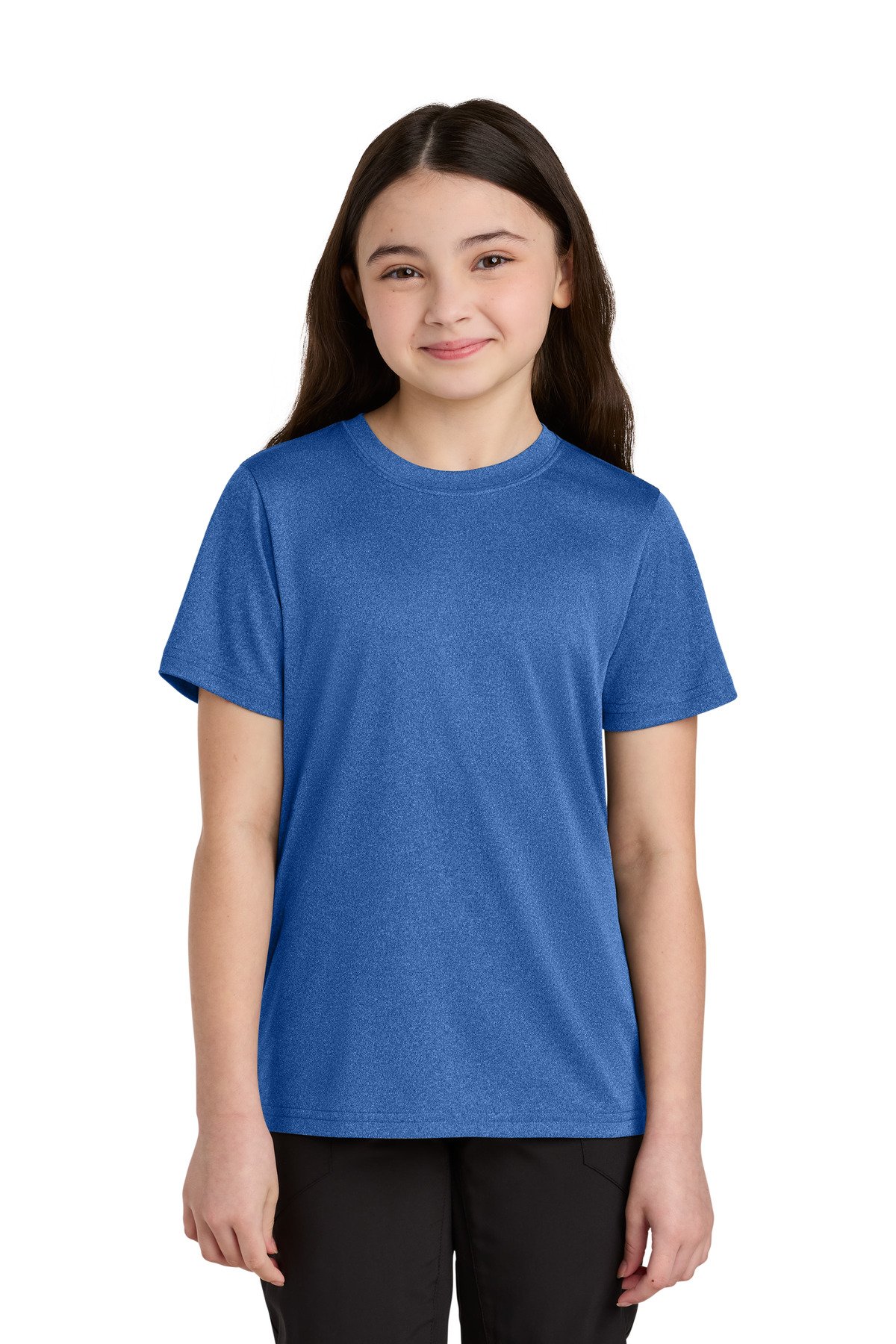 Port & Co Youth Heather Performance Tee PC390Y - Image 4