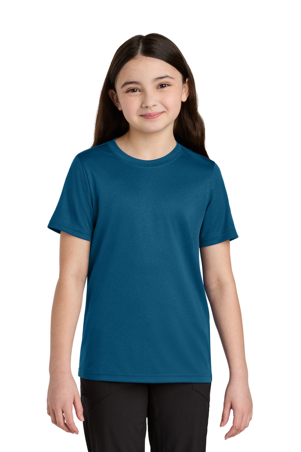 Port & Co Youth Heather Performance Tee PC390Y - Image 3