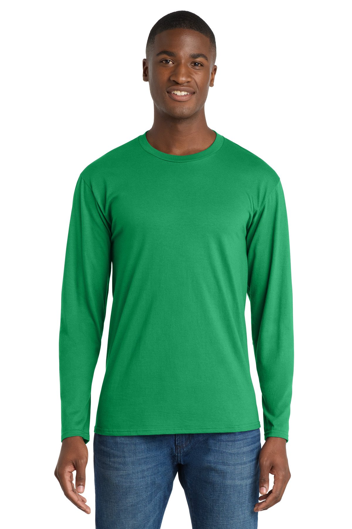 Port & Co Long Sleeve Fan Favorite Tee. PC450LS - Image 3
