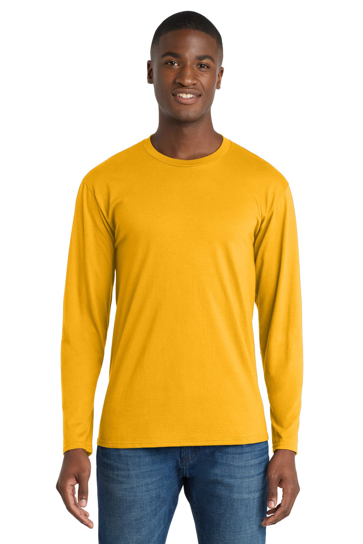 Port & Co Long Sleeve Fan Favorite Tee. PC450LS - Image 4
