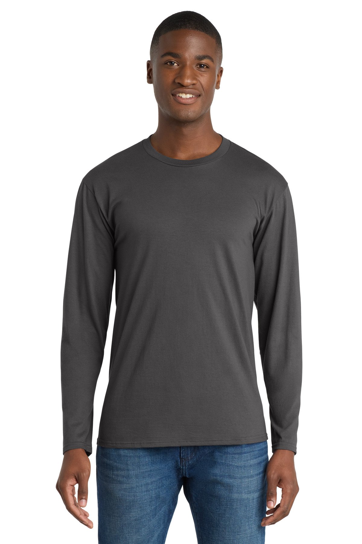 Port & Co Long Sleeve Fan Favorite Tee. PC450LS - Image 6