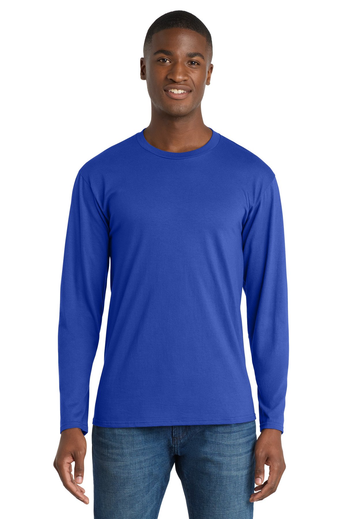 Port & Co Long Sleeve Fan Favorite Tee. PC450LS - Image 14