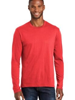 Alternative view of Port & Co   Long Sleeve Fan Favorite    Blend Tee. PC455LS