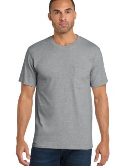 Alternative view of Port & Co ™  Core Cotton Pocket Tee. PC54P