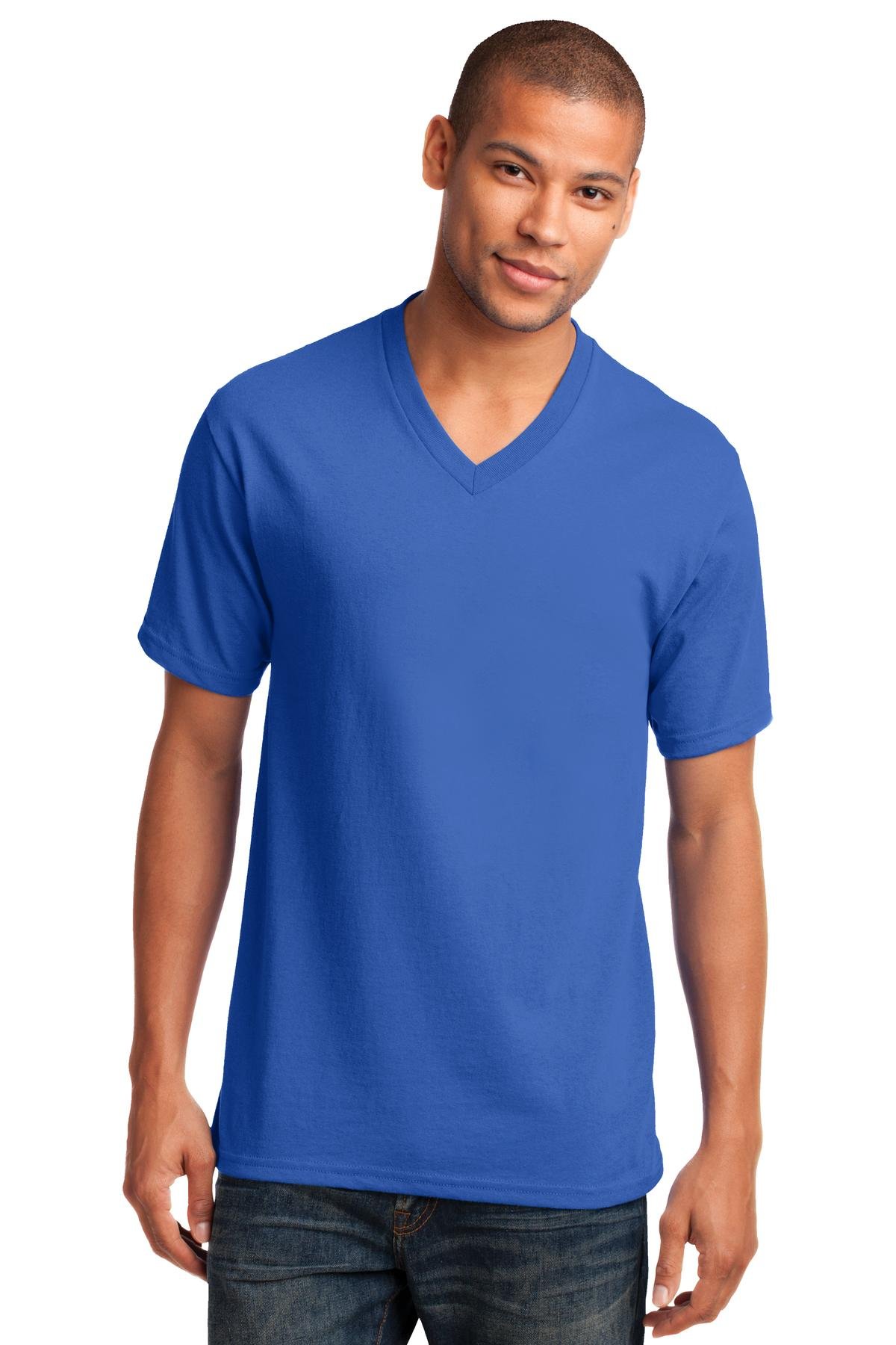 Port & Co Core Cotton V-Neck Tee. PC54V - Image 8