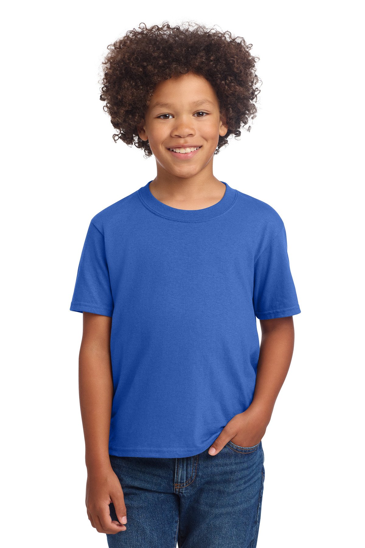 Port & Co Youth Core Cotton DTG Tee PC54YDTG - Image 6