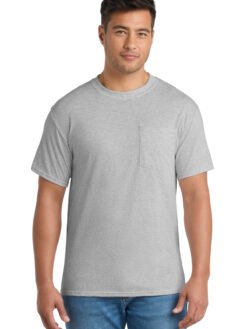 Port & Co Tall Core Blend Pocket Tee. PC55PT