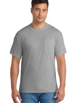 Alternative view of Port & Co ™  Tall Core Blend Pocket Tee. PC55PT