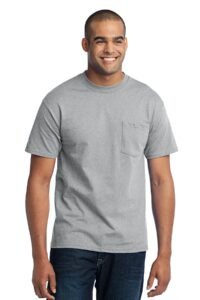 Alternative view of Port & Co   Core Blend Pocket Tee. PC55P