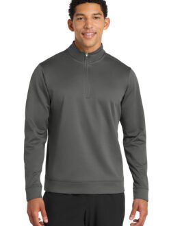 Port & Co Performance Fleece 1/4-Zip Pullover Sweatshirt. PC590Q