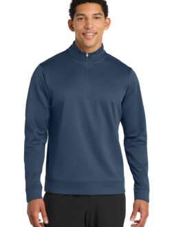Alternative view of Port & Co   Performance Fleece 1/4-Zip Pullover Sweatshirt. PC590Q
