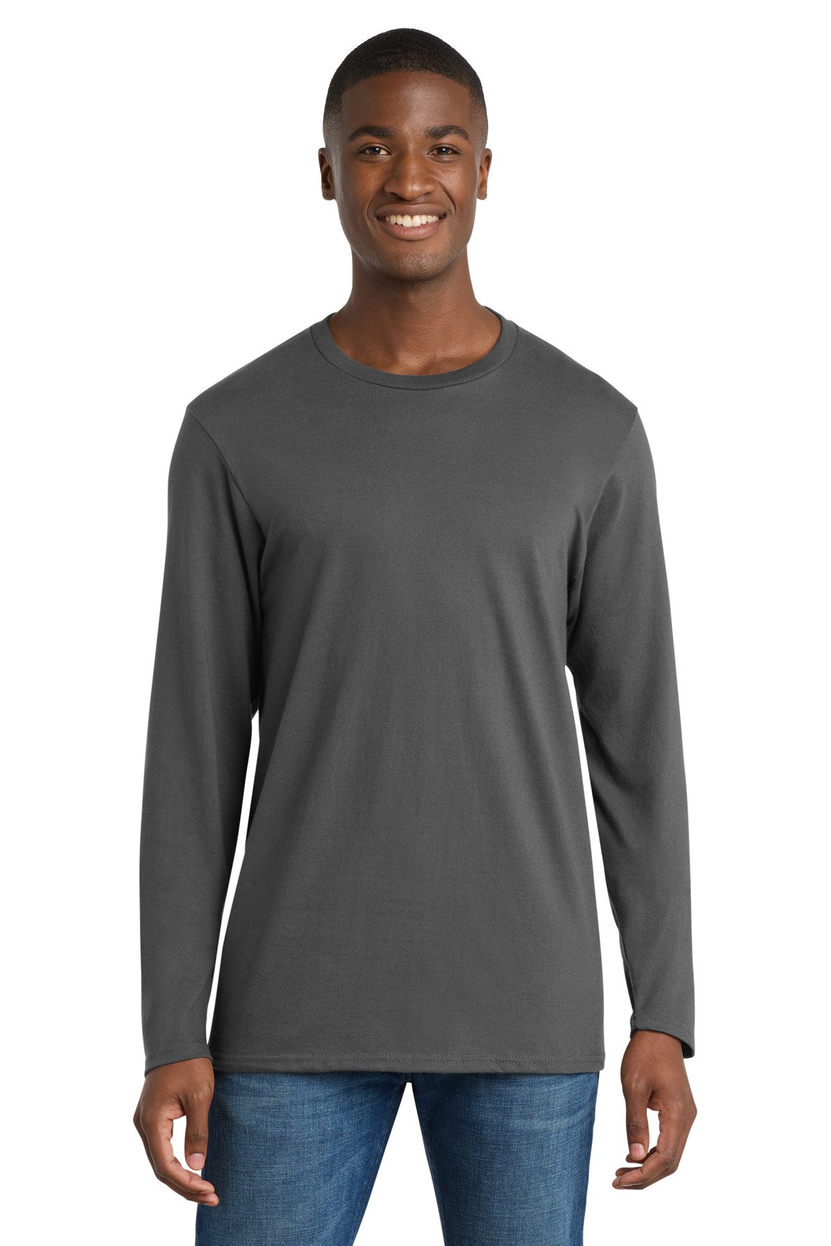Port & Co Long Sleeve Bouncer Tee PC600LS - Image 3