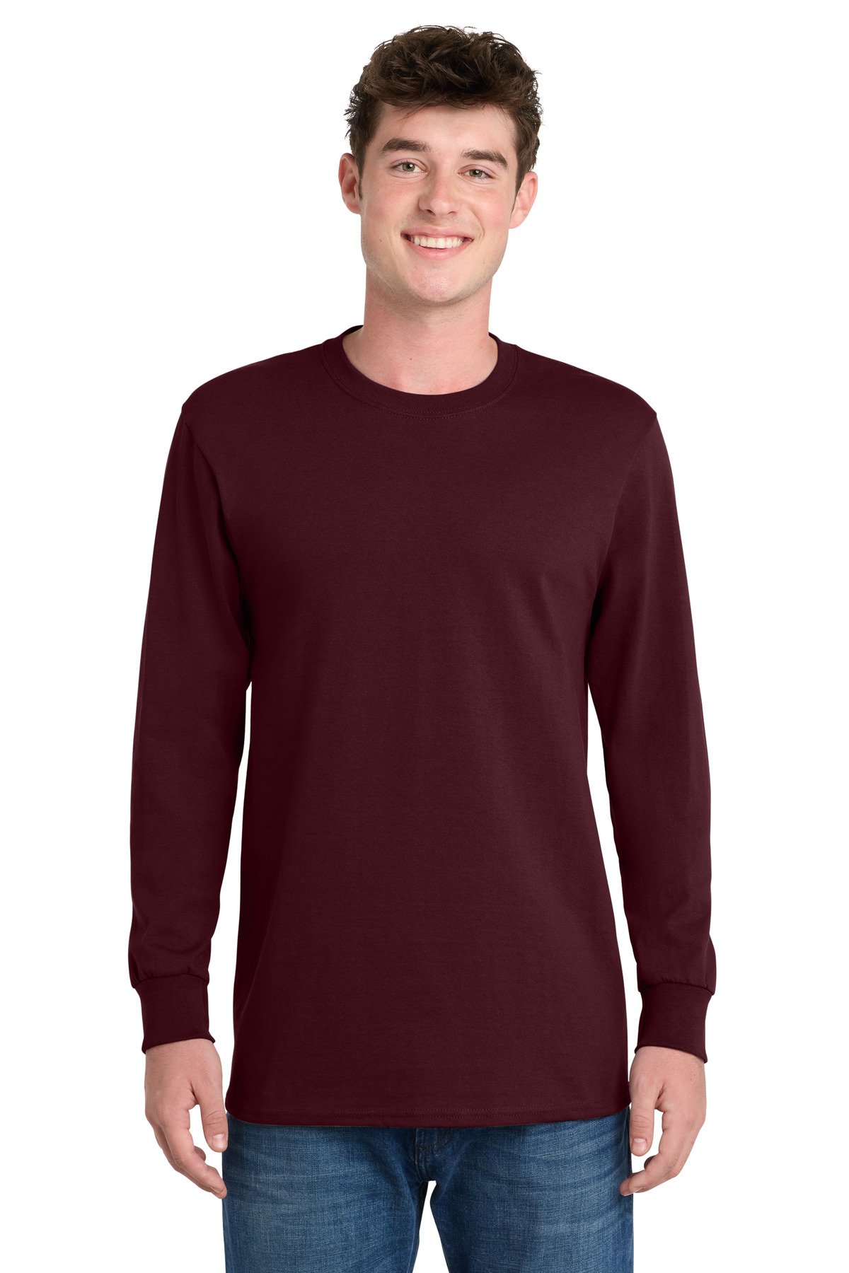 Port & Co Long Sleeve Essential Tee. PC61LS - Image 9
